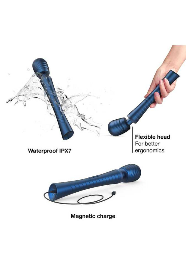 Powerful Wand with 2 Interchangeable Heads - Man Wand EDGY - Manwan