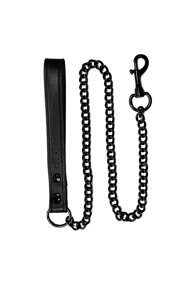 Elegant Leash with Chain - Leather
