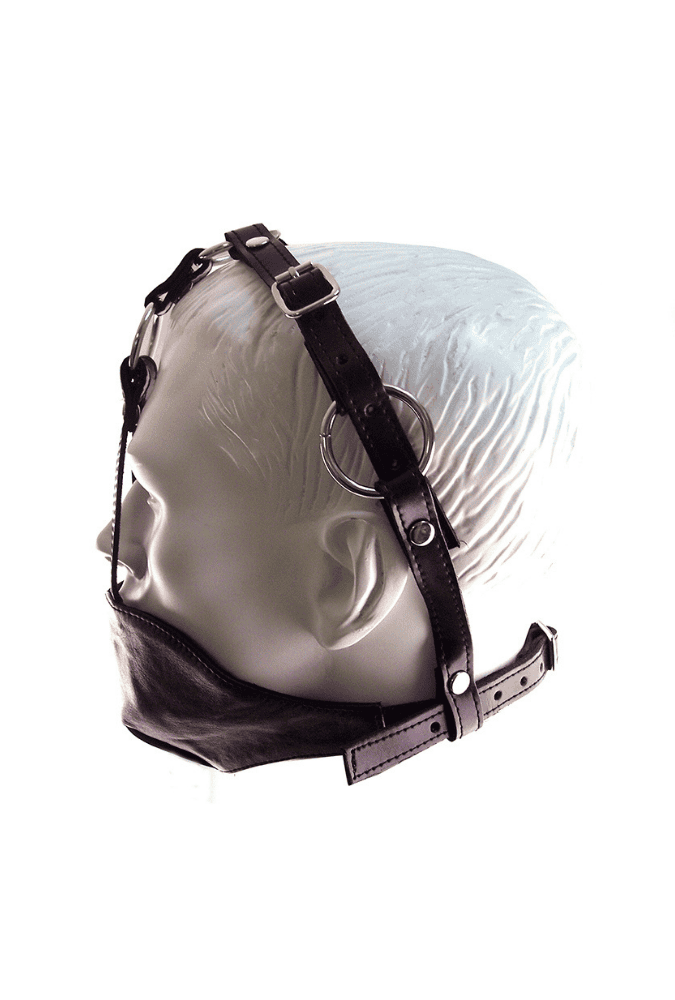 Muzzle Gag with Multiple Attachments - Leather