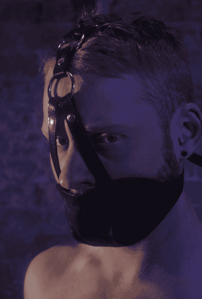 Muzzle Gag with Multiple Attachments - Leather