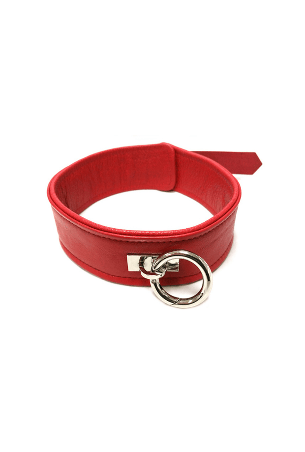 Submission Collar with Ring - Leather