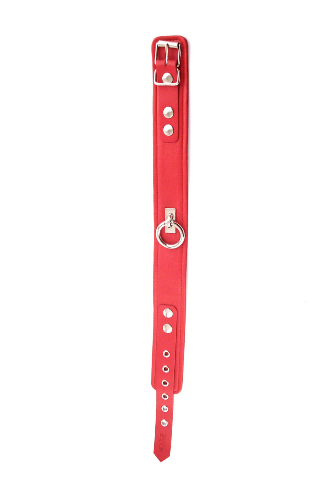 Classic Leather Collar - ROUGE
