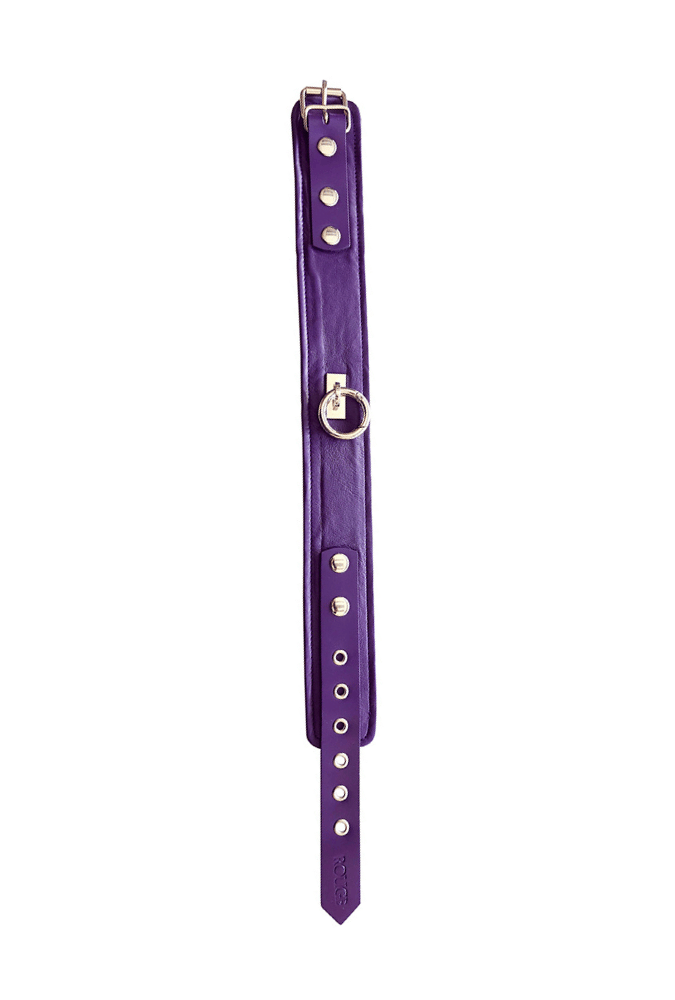 Classic Leather Collar - ROUGE