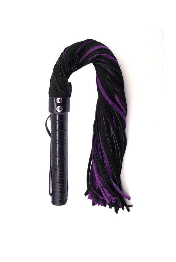 Suede whip - Leather handle