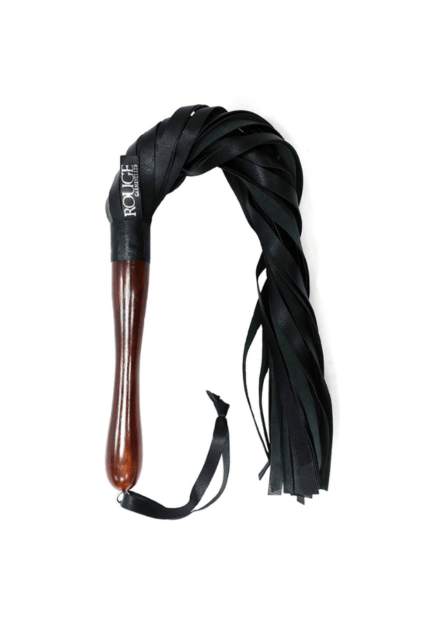 Leather-handled whip