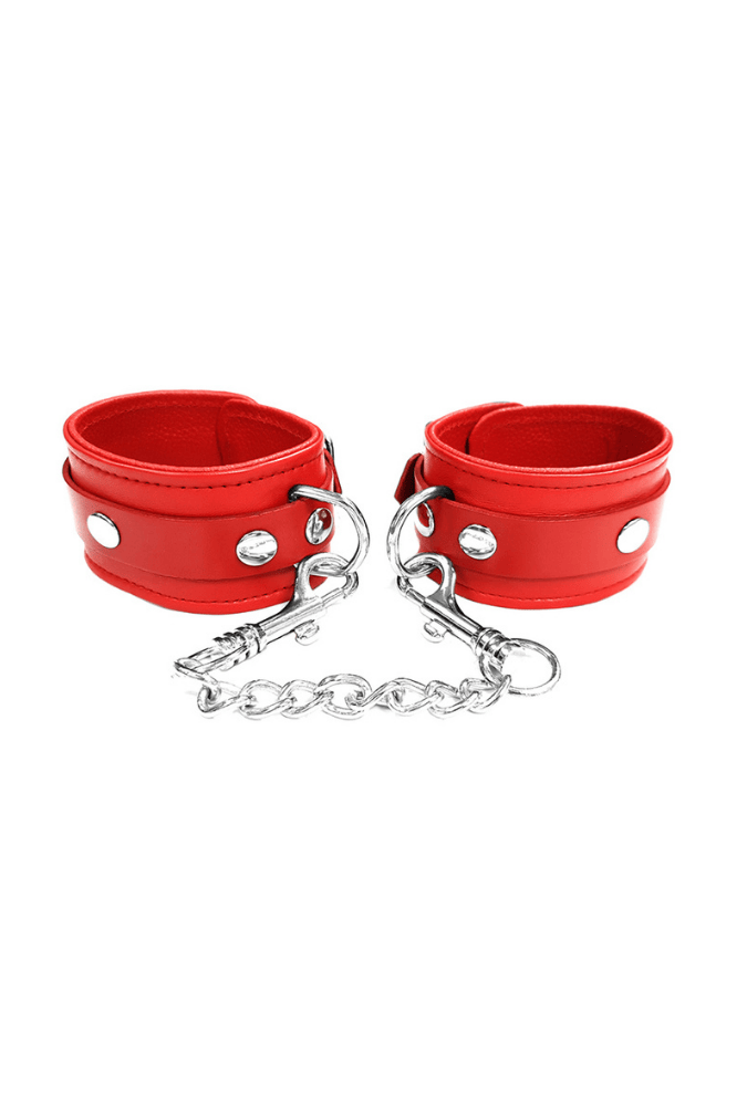 Leather Ankle Cuffs