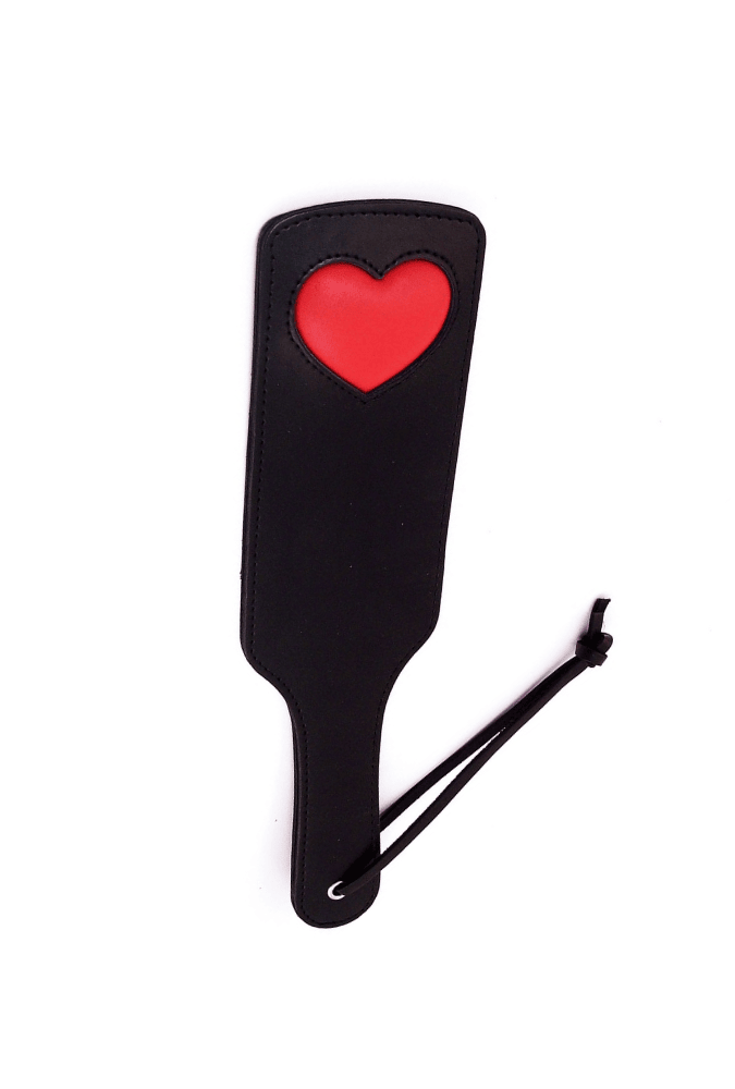 BDSM Paddle with Heart - Leather