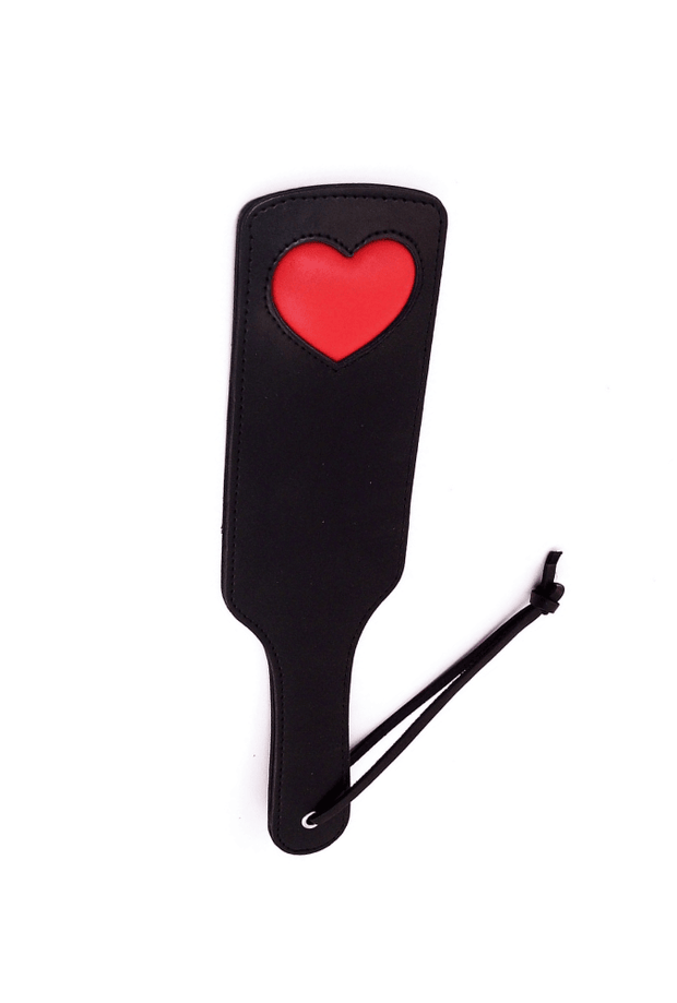 BDSM Paddle with Heart - Leather