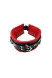 Leather 5 D-Ring Collar - ROUGE