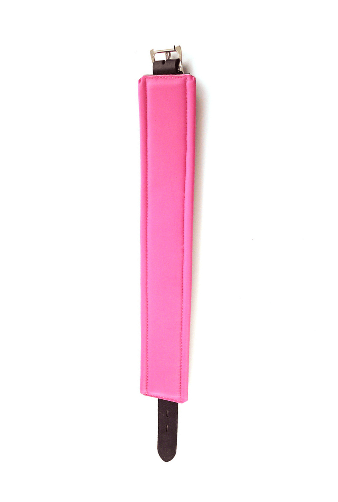 Leather 5 D-Ring Collar - ROUGE