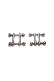 Adjustable Nipple Clamps with Ball Ends - Steel