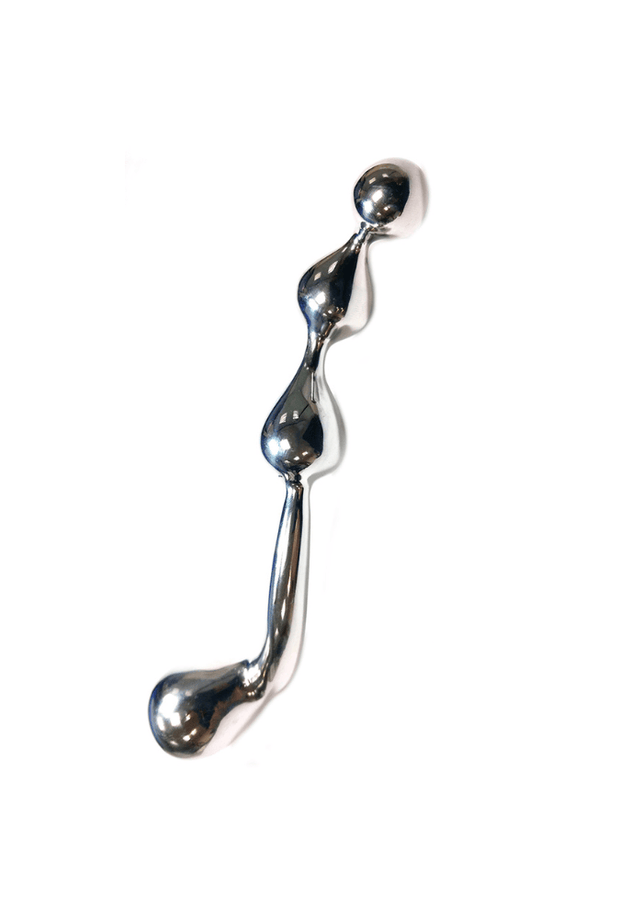 Curved Prostate Plug - Steel