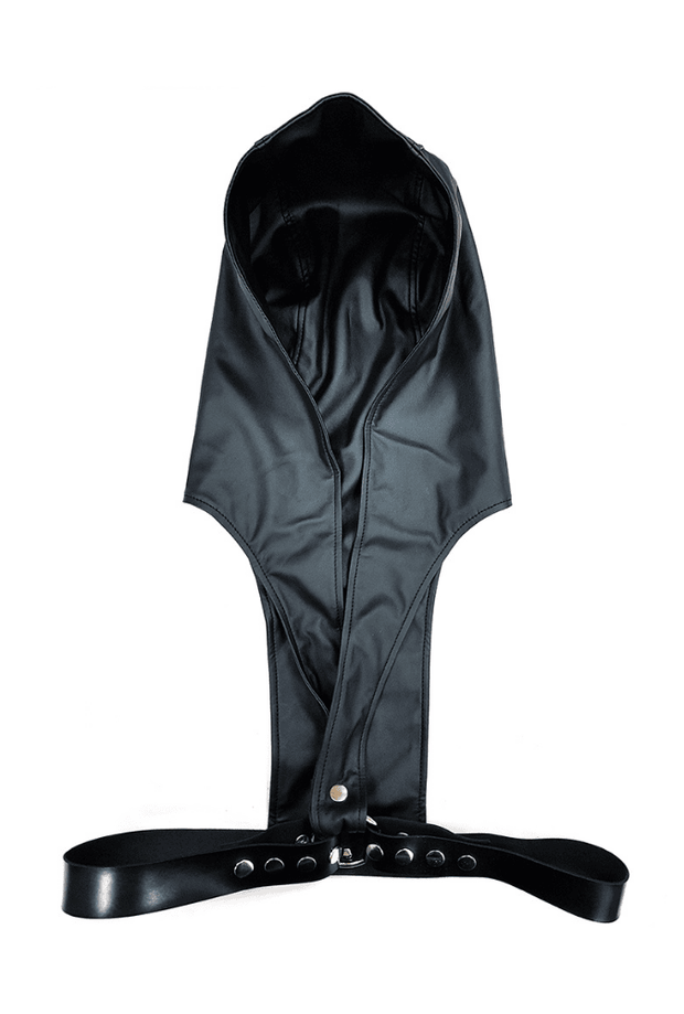 Bondage Hooded Harness - Faux Leather