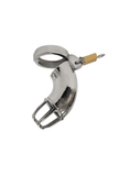 Full Chastity Cage with Padlock - Steel