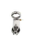 Full Chastity Cage with Padlock - Steel