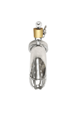 Full Chastity Cage with Padlock - Steel