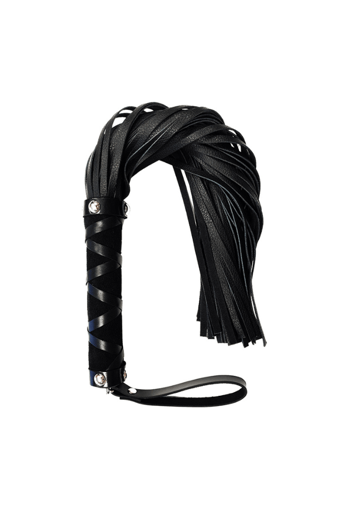 Short whip - Studded leather