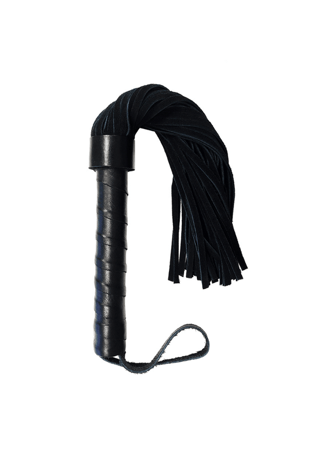 Short Suede Whip - Leather Handle