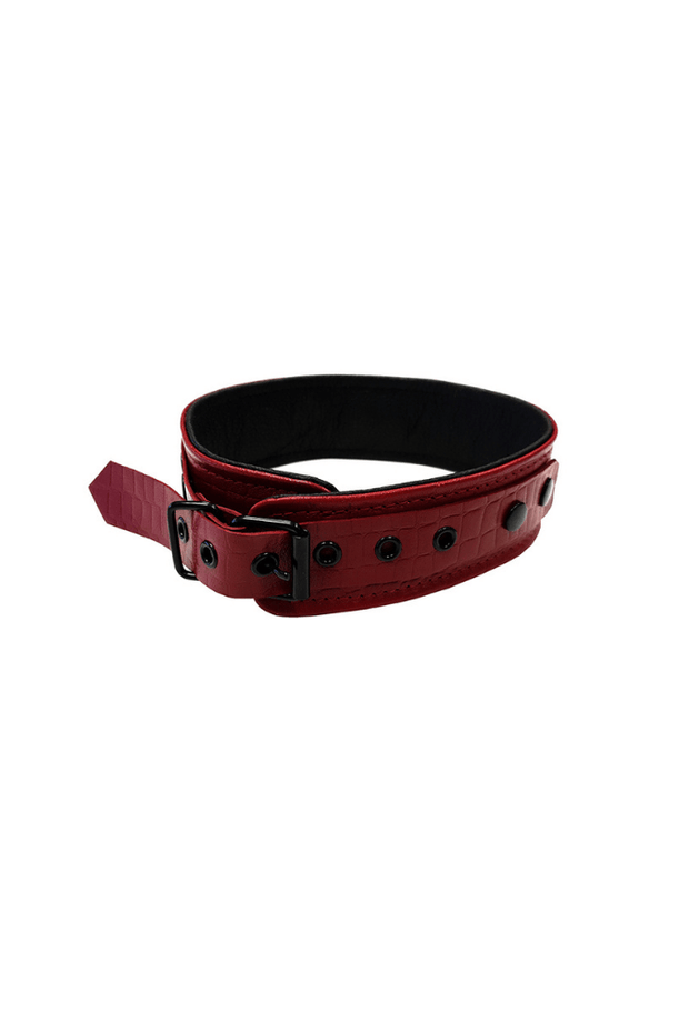 Anaconda Leather Submission Collar