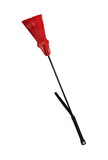 Fringed Riding Crop - Leather