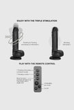 Remote Control Rotating & Vibrating Dildo - Realistic