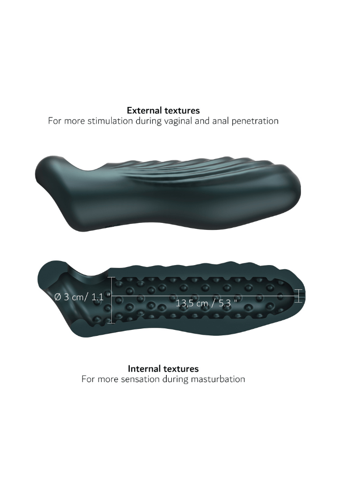 2-in-1 Masturbator & Penis Sleeve - Ryzer Max