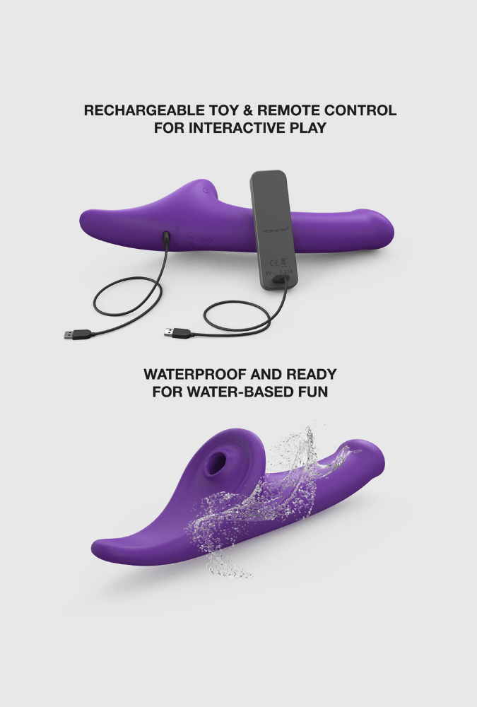 Remote Controlled Semi-Realistic Dildo - Multi-Orgasm