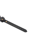 Leather BDSM Collar with Leash - Flower Rhythm