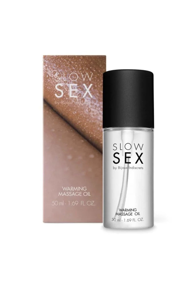 Warming massage oil - Slow sex